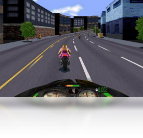 游戏中的动画和音乐,取自《暴力摩托2002》